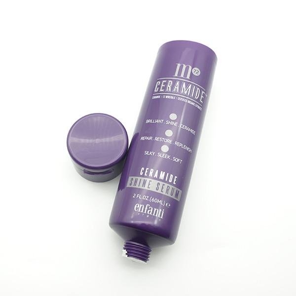 2oz Plastic Shampoo Tube Packaging With Flip Top Cap , Empty Lotion Tubes