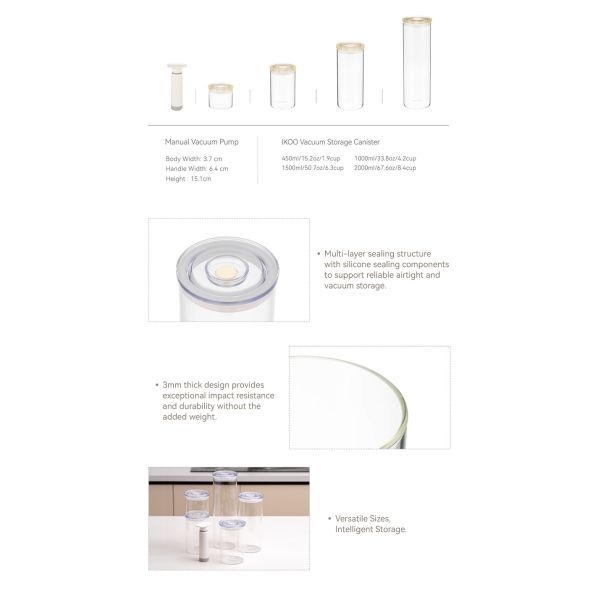 fda standards portable vacuum seal glass jars with rigorous preservation solution for Meal Prep & Specialized Nutrition Services