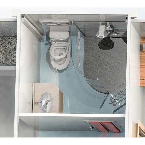 Customizable 40ft Expandable Container House With Gypsum Board Covering 20ft 40ft