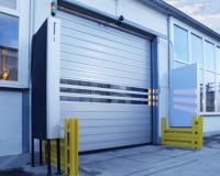 Résistance au vent en aluminium rigide Opérations en douceur avec porte en spirale à grande vitesse - alimentation 220V/50HZ