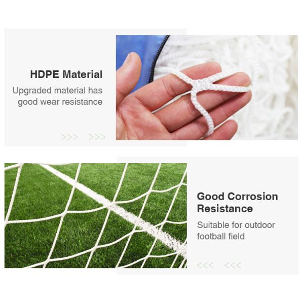 Portable Soccer Net Practice Goal Net 7 Person Standard Football Soccer Goal Post Net