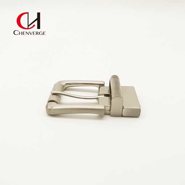 Chenverge Silver Dress Belt Buckles , Lightweight Nickel Reversible Belt Buckle