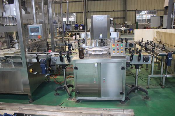 Coffee / Milk Rotary Powder Filling Machine Spice Multi Language Interface
