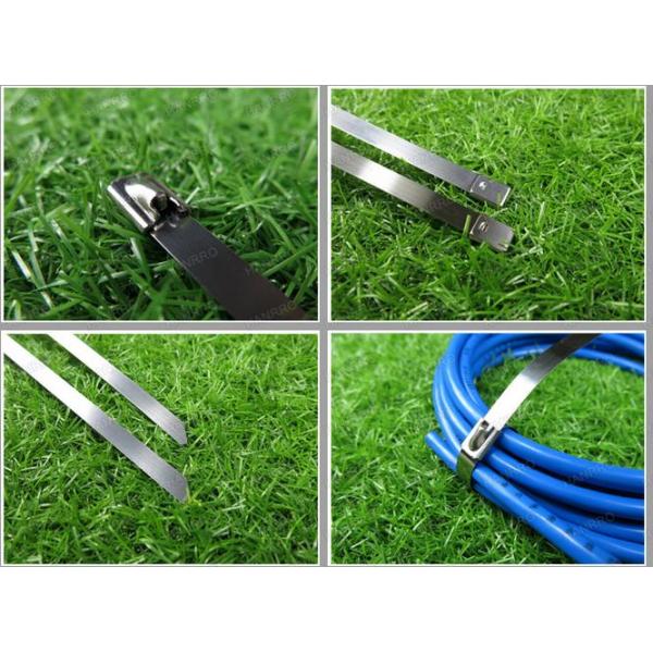 Stainless steel self-locking cable ties