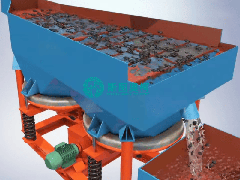 20TPH Gravity Gold Concentrator Small Scale Mining Ore Equipment