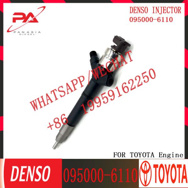 095000-6110 for Toyota Avensis 2.2 D 2AD-FTV 0950006110 095000 6110 Genuine Fuel Injector 23670-09130