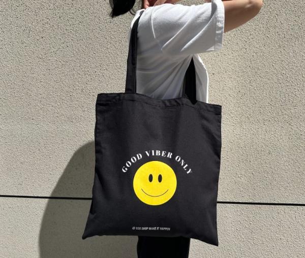 Customised Reusable Shopping Cotton Tote Bag Personalised Blank Canvas Bag Large Capacity Sturdy Durable Shopping Bag
