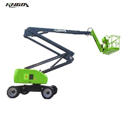 20m Platform Height Diesel Articulating Boom Lift Fuel Tank 110L Articulated Platform