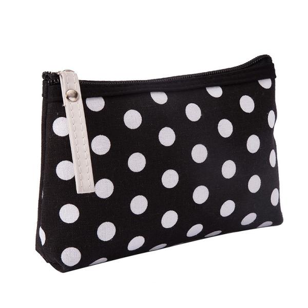 Customised Waterproof Fashion Canvas Small Cosmetic Bag for Organizing Essentials