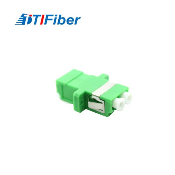 Duplex PC UPC APC LC Fiber Optic Adaptor With Low Insert Loss