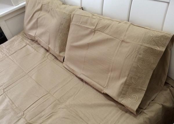 Country Style King Size Bed Duvet Covers Color Customized 100% Cotton Material