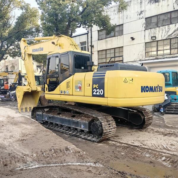 22 Ton Second Hand Komatsu Excavators PC220-7 With Direct Injection Engine
