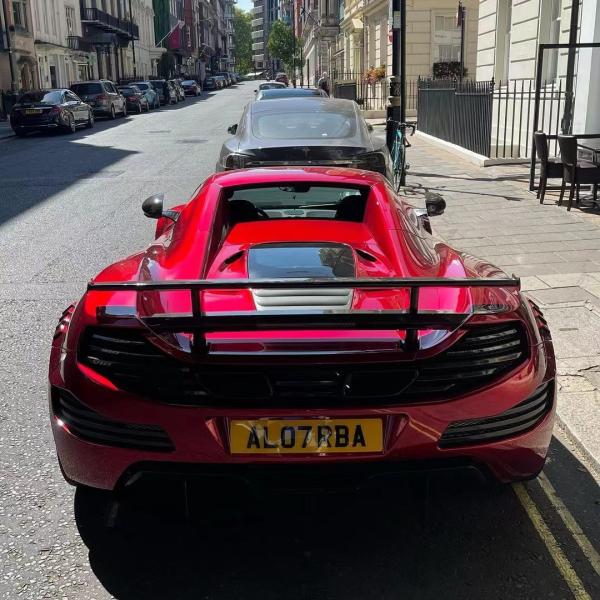 MP4 12C Mclaren Body Kit MSY Style Front Rear Bumper Spoiler Widebody Kit Red Black