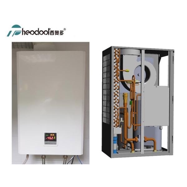 Воздух высокой эффективности блока теплового насоса квартиры установленный стеной гибридный к нагревателю воды