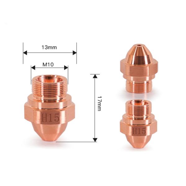 o laser da fibra 10pcs provê de bocal a alta pressão da série de NK para a máquina de corte do laser de Bystonic