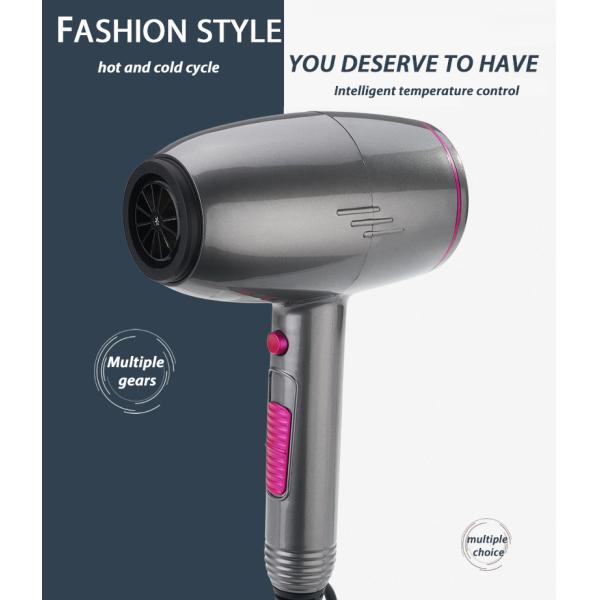 Travel Home Portable Hair Dryer Compact Ceramic Hair Blower Styling Tools ABS Material