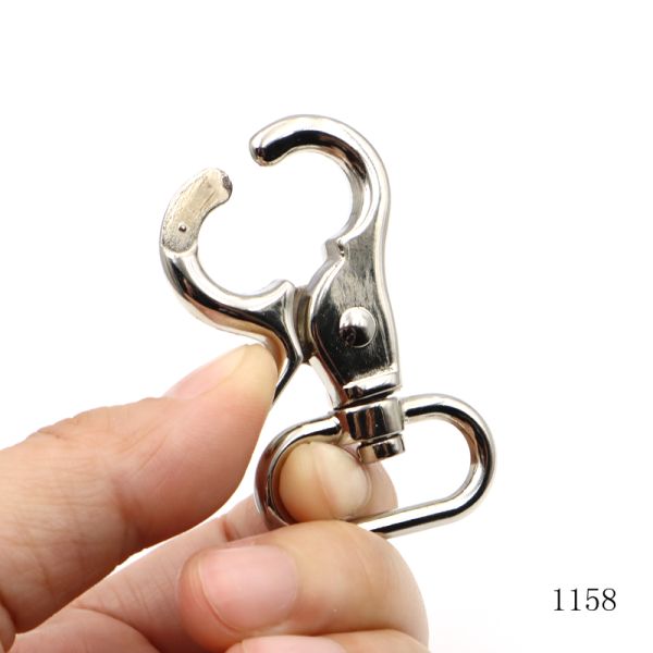 26mm Nickel Bolt Snap Hook Durable  Swivel Clasp Hook For Handbag Hardware Accessories
