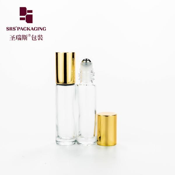 BLPM Mould Glass Roller Bottle 10ml Leak Proof Aluminum Cap Steel Ball