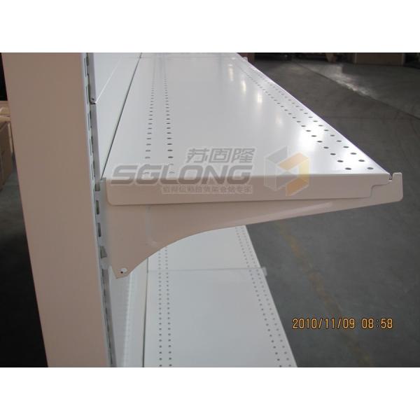 Белый Shelving гондолы розницы задней части Slatwall для цепи ходит по магазинам/ночной магазин