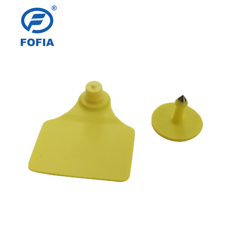 ICAR Fofia T904 Animal Ear Tag Chip New High Quality RFID TPU Laser Coding 3 Year Warranty Farm Use for Cattle Tracking