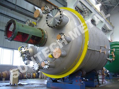 Stainless Steel Chemical Reactor , SA516 Jacket  Agitating Reactor