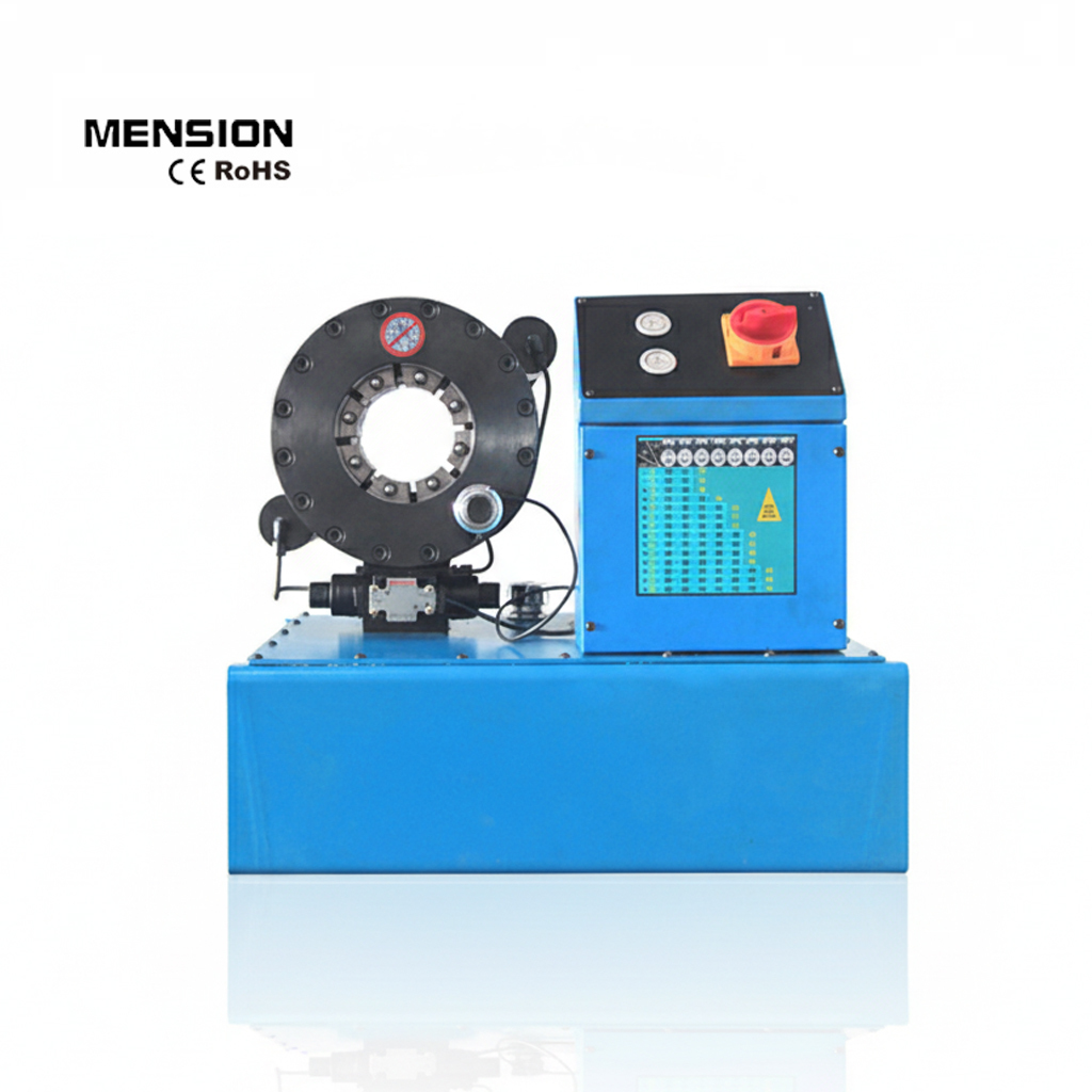 2 Inch Hydraulic Hose Crimping Machine with 640T Crimping Force, 31.5Mpa System Pressure and Double Conical Master Die