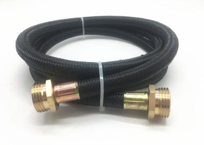 3/8 Inch Nylon Braided Washing Machine Water Hose With M3/4 X M3/4 Fittings