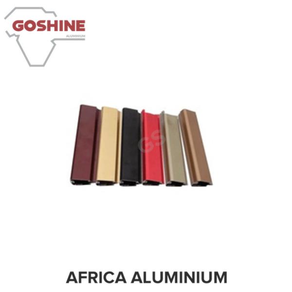 China Top manufacturer wood grain aluminum profile for kitchen cabinet door frame