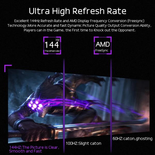 ODM IPS HDR 144hz ポータブルゲームディスプレイ モバイルモニタータイプC 17.3インチ