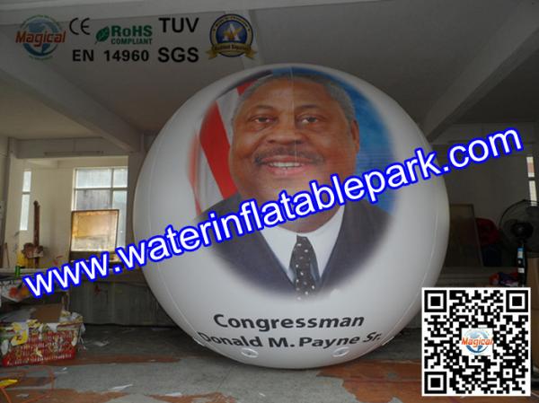 Customise Inflatable Advertising Balloons , Inflatable Balloon For Exibition