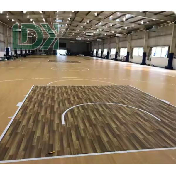 Baldosas de suelo atlético de madera OEM a precio de fábrica - Superficie personalizable de grado de competición