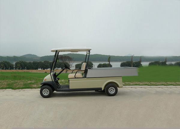 White Color Small Electric Utility Vehicles Car With 3.7kw KDS Motor , Cargo Box