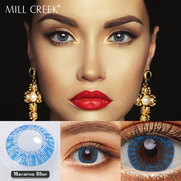 Soft 14.5mm 3 Tone Natural Sterling Gray Contact Lenses Yearly