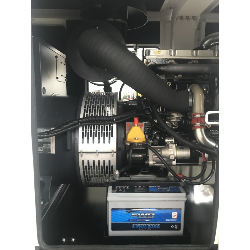 200kva Emergency Low Fuel Enclosed Silent Generator For Building Perkins 1106A-70TAG4 Engine