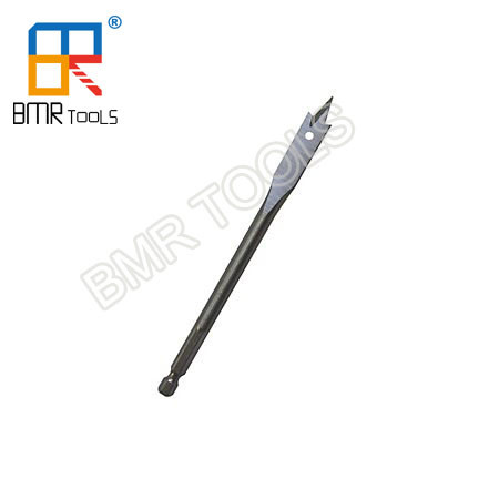 BMR TOOLS 12mm Flat Wood Drill Bits High-Carbon Steel Industrial Spade Paddle Flat drill helix shank