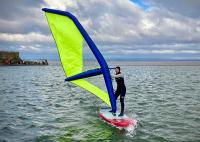 A vela inflável profissional do Sup Windsurf placa de pá