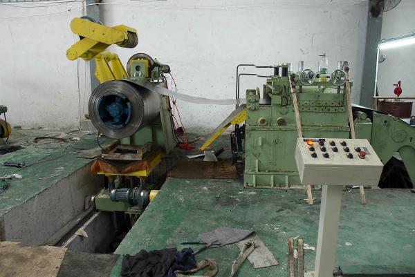 42CrMo Steel Coil Cut To Length Line Tinplate Sheet Metal Straightening Machine