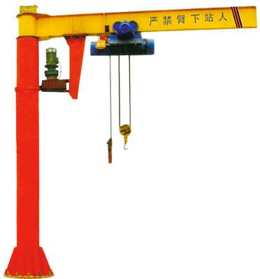 Workshop 360 Degree 500kg 1T 2T 5T Floor Mounted Slewing Cantilever Jib Crane