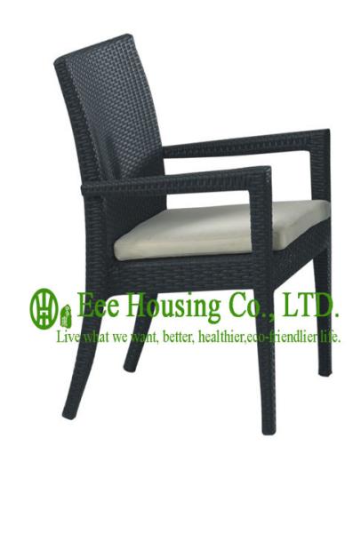 52*56*88cm Mordern Outdoor PE Rattan Armchairs For Resort Projects, Rattan Wicker Chairs