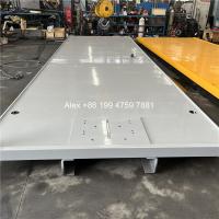 20 Tons de aço Roll Back Wrecker Cama Caminhão de reboque de carga pesada Cama plana personalizável