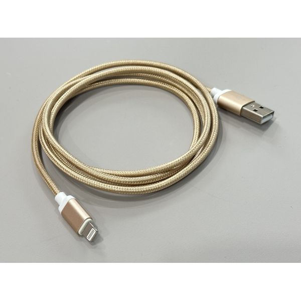 USB to Lightning Charging Cable Connector, Braided Power Wire for Mobile Phone Power & Data