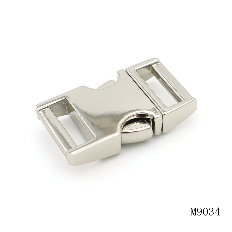 16mm Metal Bag Lock Quick Release Pet Collar Buckles Corrosion Resistant