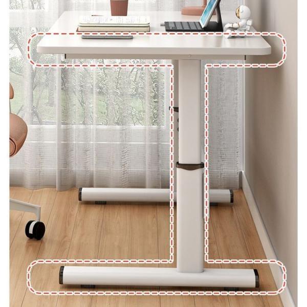 Mobiliário de escritório de madeira ajustável a 5 pés de altura manual para mesa de café de chá de design personalizado