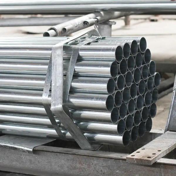 ERW Round Galvanized Steel Pipe 27mm EMT 2 Inch Welding Coated
