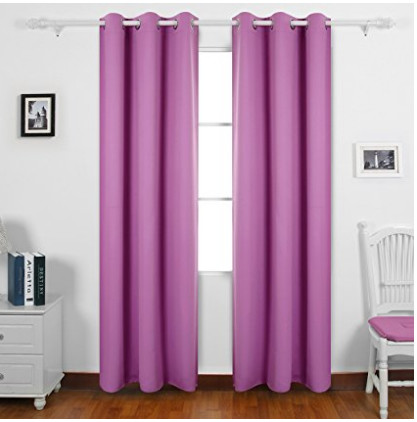 Durable Custom Window Curtains Three Sides With 1cm Folded Border Technics 