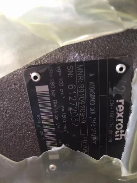Pompes hydrauliques de type Rexroth A10VSO28 à haute pression de 350 bar