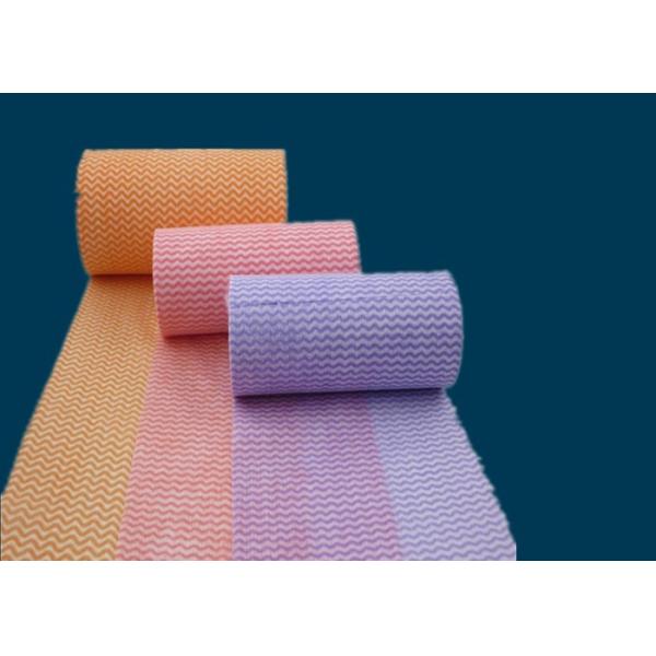 Spunlace Nonwoven Industrial Wipes Kitchen Cleaning Cloth with Silk Screen Printing