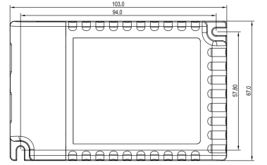35W CC 500mA to 900mA DALI2 dimmable slim LED current driver with 5-year warranty