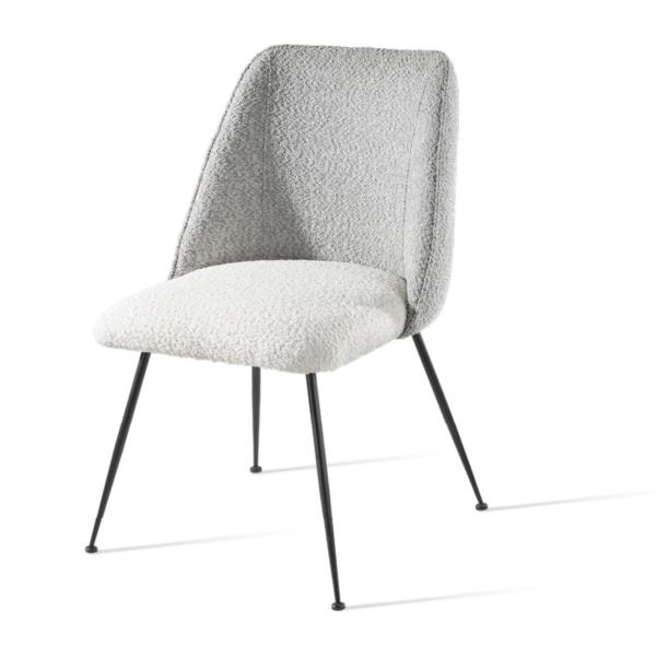 Soft Velvet Upholstered Dining Chair Stain Resistant For Apartment