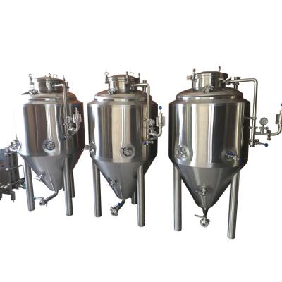 Fermentador de cerveja cónico de aço inoxidável de 100L para controle de processo de fabricação de cerveja em casa